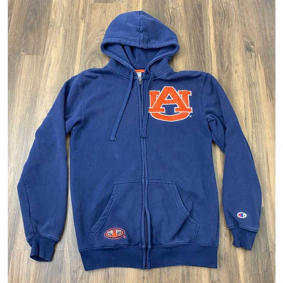 Champion Auburn University Tigers full zip-up stitched graphic hoodie, S - Picture 1 of 5